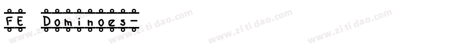 FE Dominoes字体转换